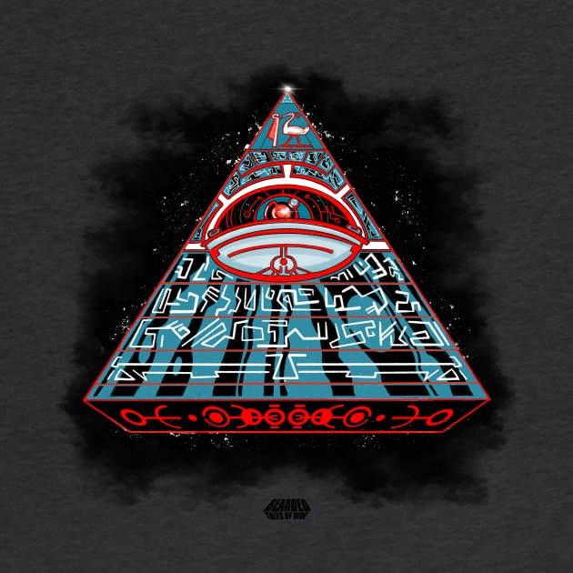 Pyramid Alien Invader by Bearded Tales Of Woe